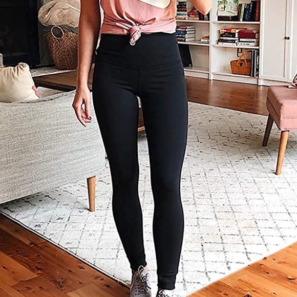 NEW Soft High Waist Leggings yoga women stretch - Picture 3 of 4